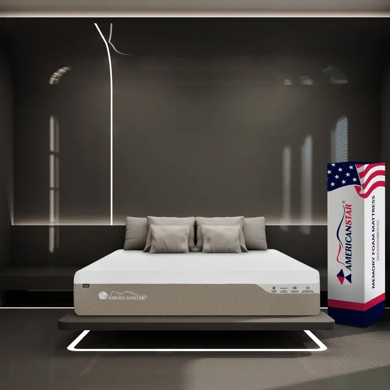 12″ Queen Gel Memory Foam Mattress – Pressure-Relieving Luxury Support