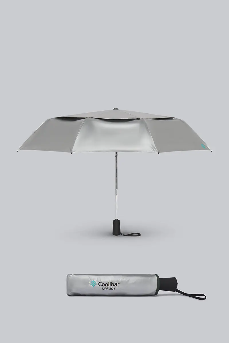 42-Inch Sodalis Silver Travel Umbrella