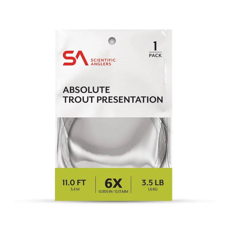 Absolute Trout-Specific Leader for Precision Fly Presentation