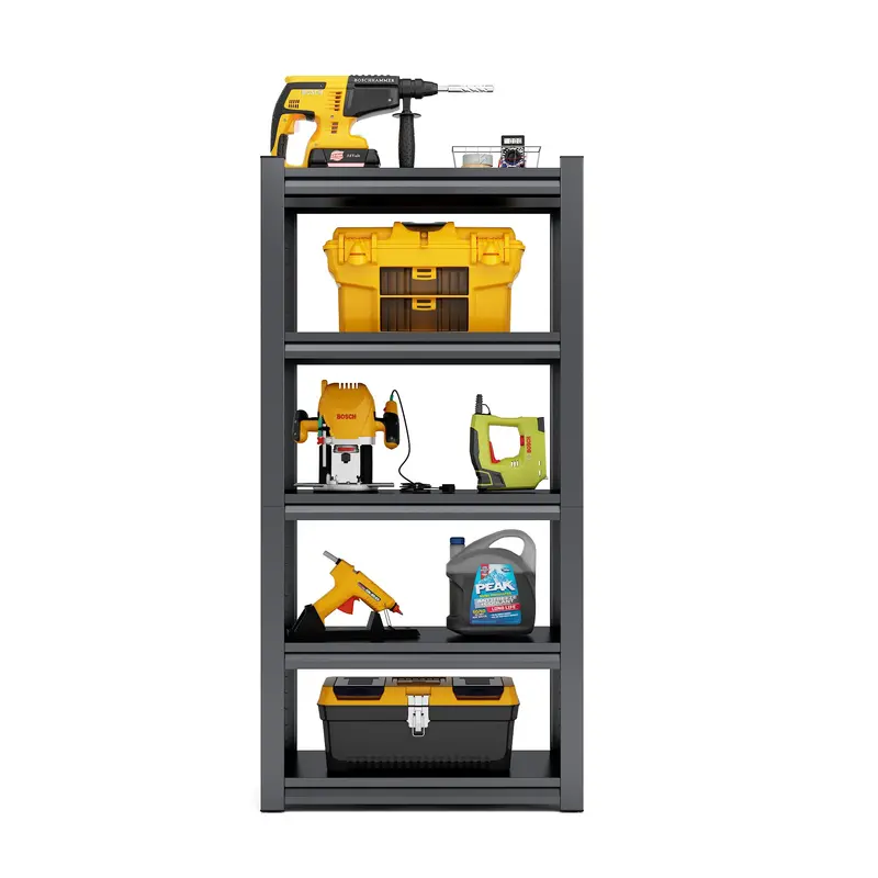 Adjustable Metal Shelving Unit for Storage