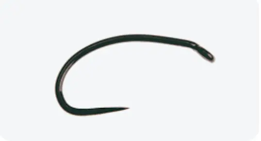 Ahrex Curved Nymph Barbless Hook – Bent-Shank Nymph Hook