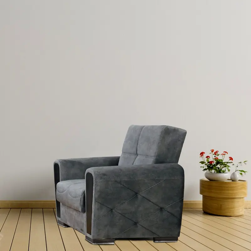 Alex Gray Minimalist Upholstered Chair