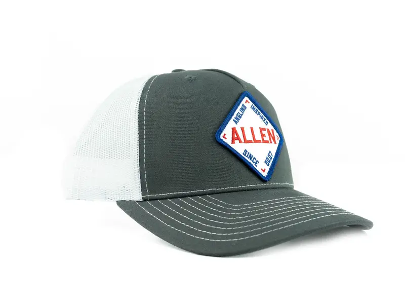 Allen Diamond Patch Cap in Grey