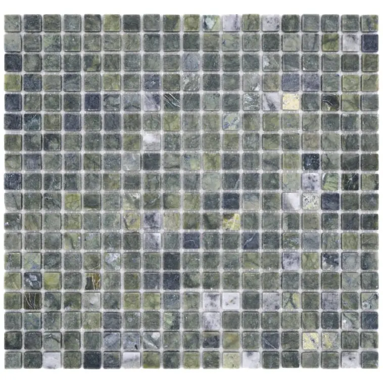 Angelica Green Natural Stone Mosaic – 31×31 cm Textured Tile
