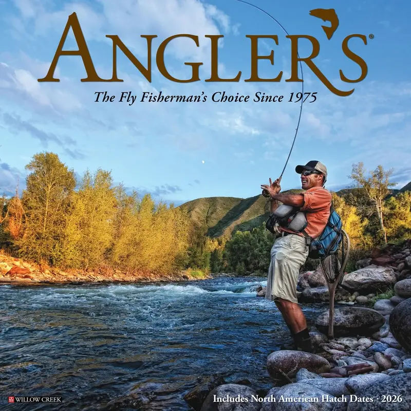 Anglers 2026 Annual Wall Calendar – Fly Fishing Themes