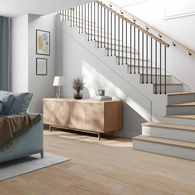 Ascot Oak Wood-Effect Porcelain Tile – 1200 x 200 mm