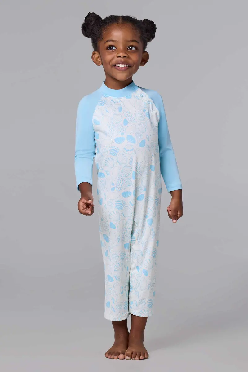 Baby Arctic Blue Shell Dream One-Piece Swimsuit