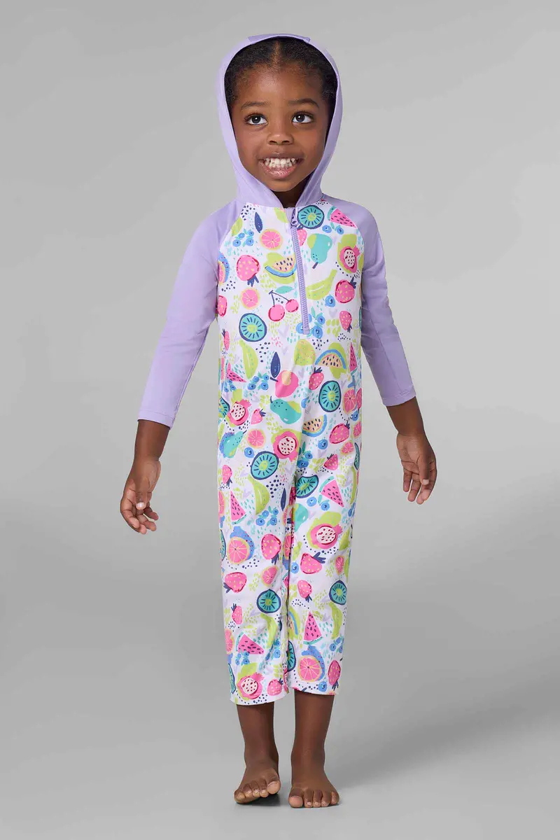 Baby Finn Full-Coverage Swimsuit – Lavendula Colorblock
