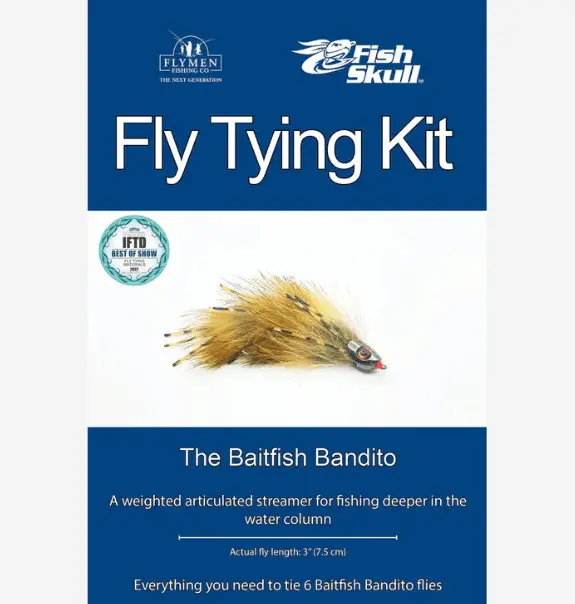 Baitfish Imitation Fly Tying Kit – Realistic Forage Pattern Builder