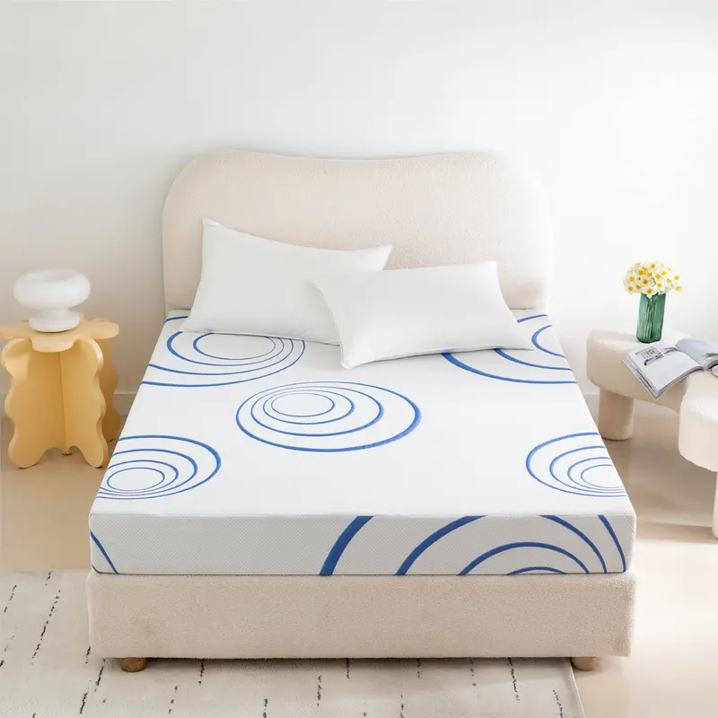 Bamboo-Infused 8-Inch Twin Memory Foam Mattress – Natural Cooling Support