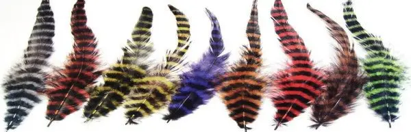 Barred Schlappen Feathers for Streamer and Saltwater Flies