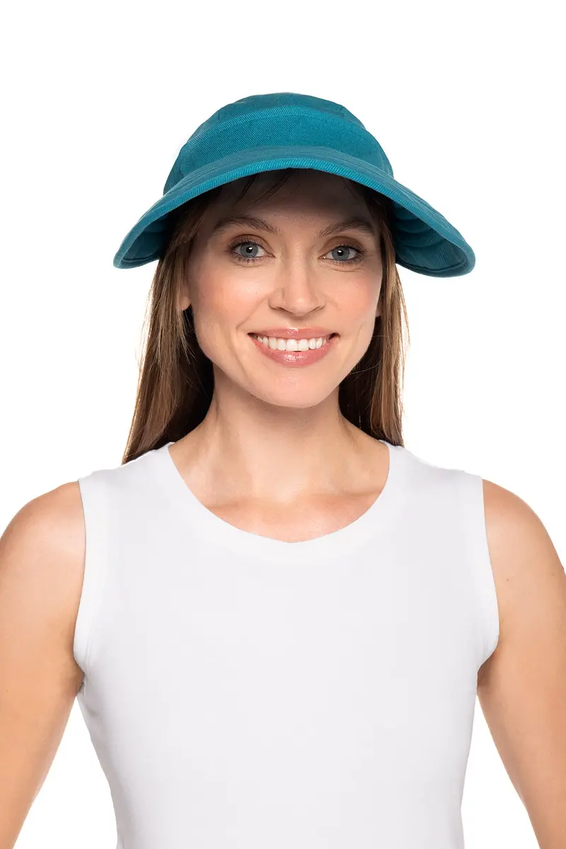Bel Aire Zip-Off Sun Visor – Tahitian Teal