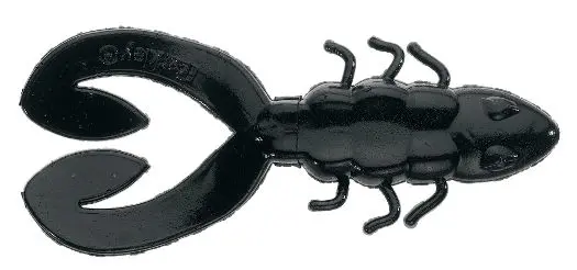 Berkley Chigger Toad Soft Frog – 4″ Solid Black