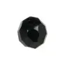 Betts Faceted Glass Beads – 8mm, Jet Black, 10-Pack