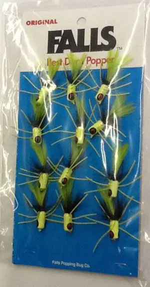 Betts Falls Fly – Chartreuse/Black, Size 6, 12 per Card