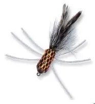 Betts Falls Fly – White & Black Scale, Size 10 (12-Pack)