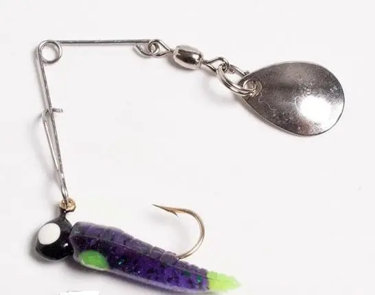 Betts June Bug Swim Jig – Chartreuse Tail, 1/32 oz (12-Pack)