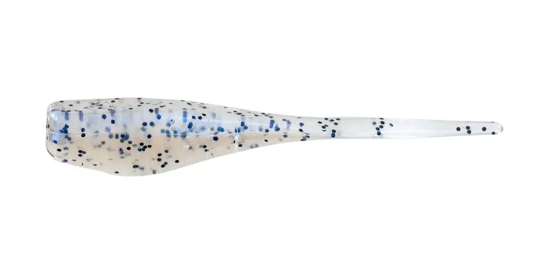 Big Bite Crappie Minnow Soft Lure – 2-Inch Blue Pearl Pepper, 10-Pack