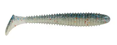 Big Bite Pro Swimmer Soft Bait – 3.8 Inches, Flashy Gill Color, 6-Pack