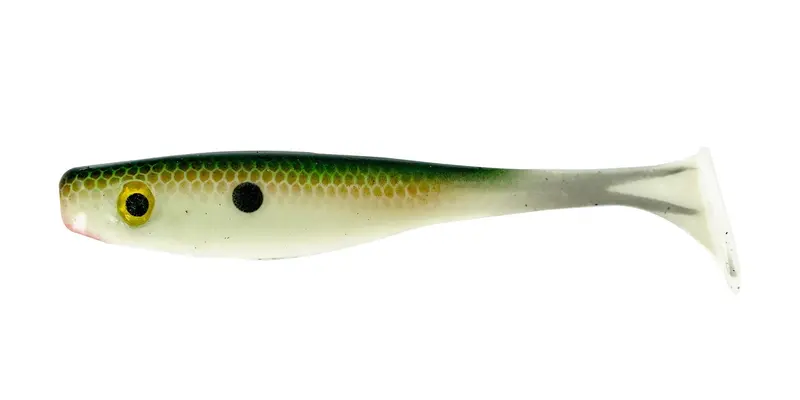 Big Bite Suicide Shad Soft Bait – 3.5″, Tenn Shad, 5-Pack