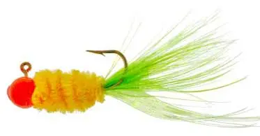 Blakemore Slab Caller Jig – 1/16 oz, 3-Pack in Orange/Yellow/Lime