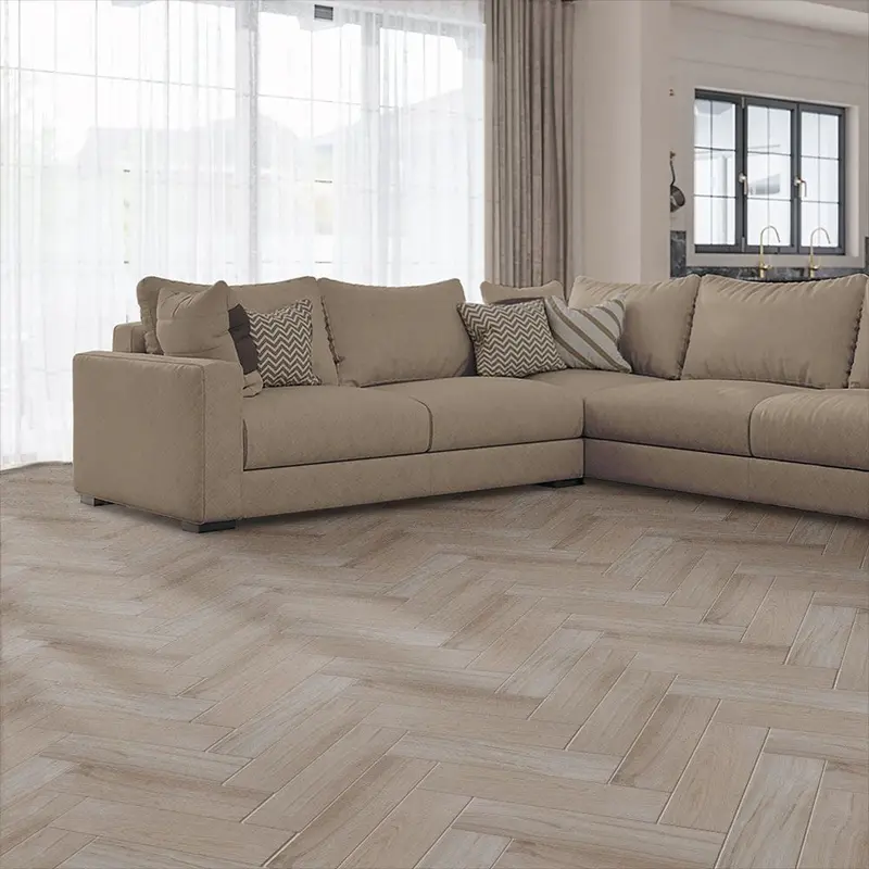Blonde Berg Porcelain Tile with Realistic Wood Texture | 15x58cm