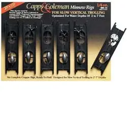 BnM Capps & Coleman Minnow Rig – 1/4 oz Pre-Rigged Set, 6-Pack