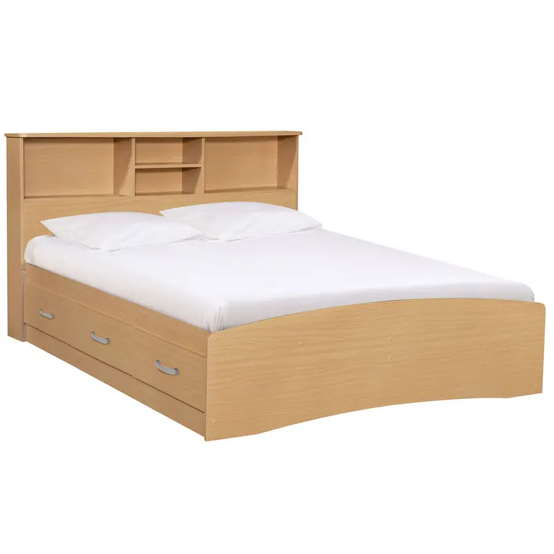 California Captains Bed – Full-Size Wooden Storage Bed – Go Green Woods