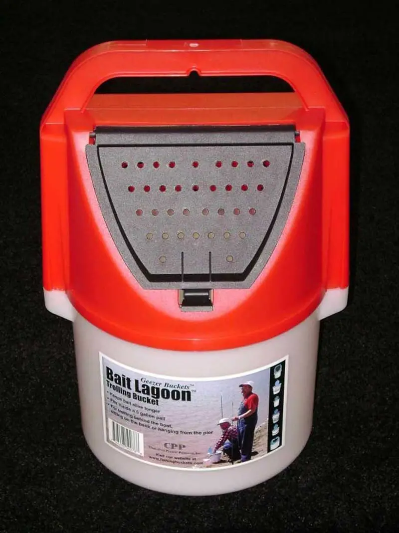 Challenge Bait Lagoon Trolling Bucket – Heavy-Duty Bait Storage Container