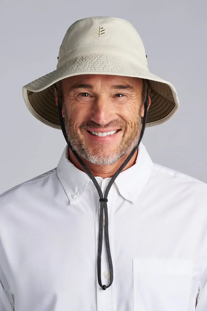 Chase Featherweight Bucket Hat – Stone & Khaki
