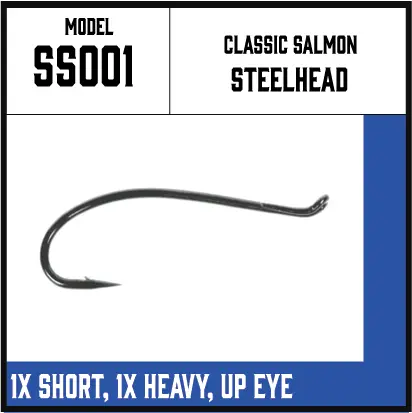 Classic Salmon and Steelhead Fly Hook – SS001
