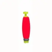 Comal Snap-On Weighted Cigar Float – 1.5-Inch Red, 25-Pack