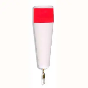 Comal Weighted Poppin Float – 2-Inch, Red/White (12-Pack)