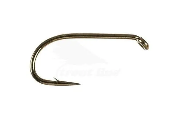 Daiichi 1530 Soft Hackle Fly Hook – Curved Shank