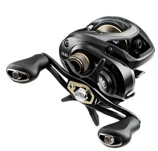 Daiwa CR80 High-Speed Baitcasting Reel – 7.5:1 Gear Ratio, 14lb/100yds Line Capacity, 6.9oz Weight