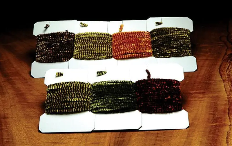 Danville Variegated Chenille Yarn for Fly Tying