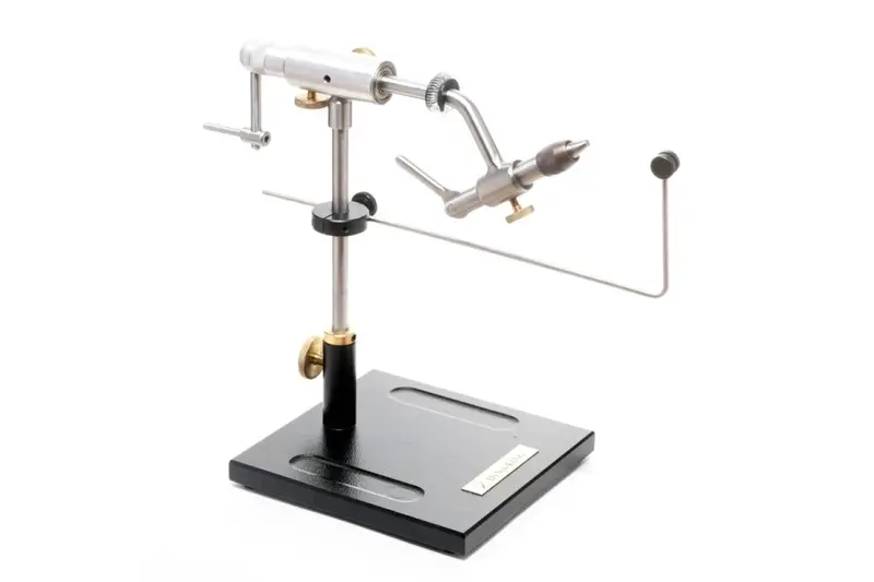 Dyna-King Trekker Full-Rotary Fly Tying Vise – Portable Precision Base