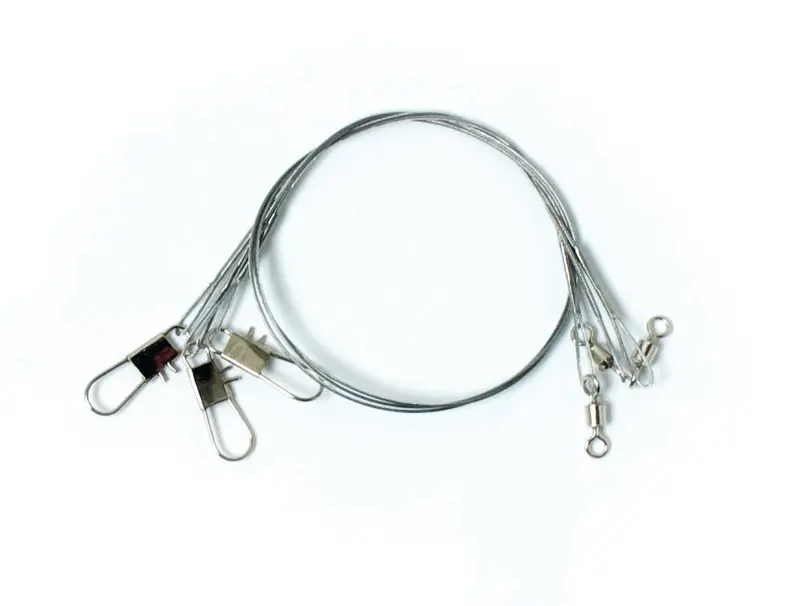 Eagle Claw Bright Steel Leader – 12-Inch, 30-Pound Test, 3-Pack