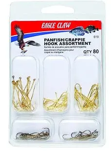 Eagle Claw Crappie Hook Assortment – 46-Piece Variety Pack