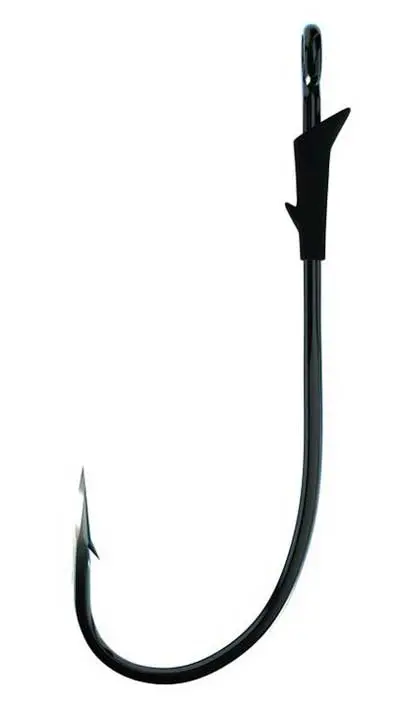 Eagle Claw Trokar Light-Wire Finesse Hook – Size 1/0, Black