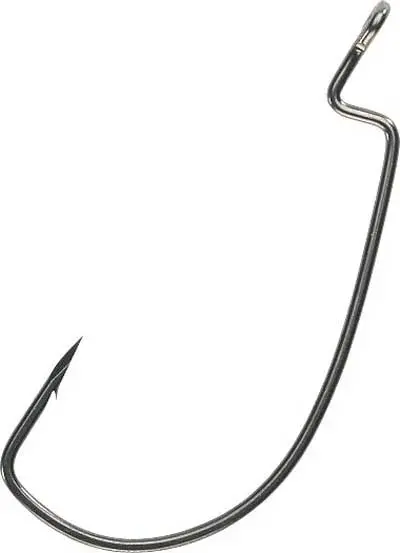 Eagle Claw Trokar Magworm Hook – Size 6/0, Black (4-Pack)