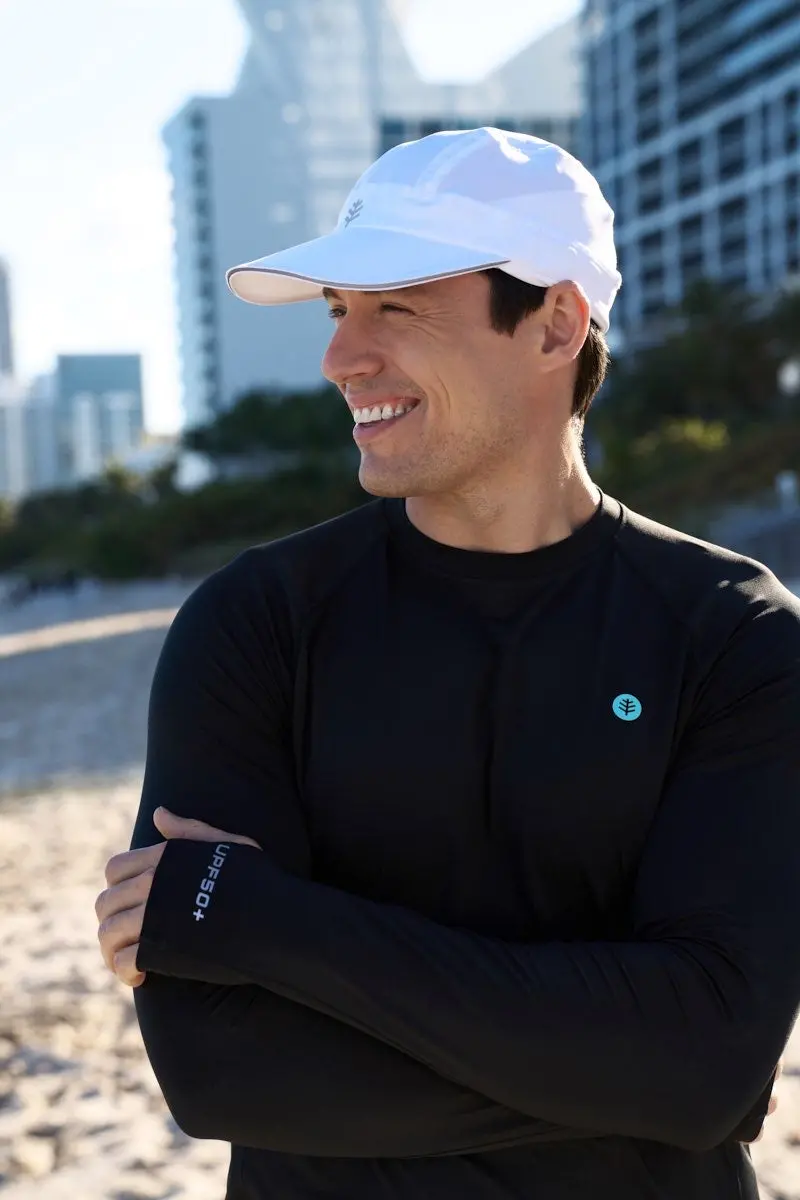 Emmet Fitness Running Cap with Full Ear Coverage – White