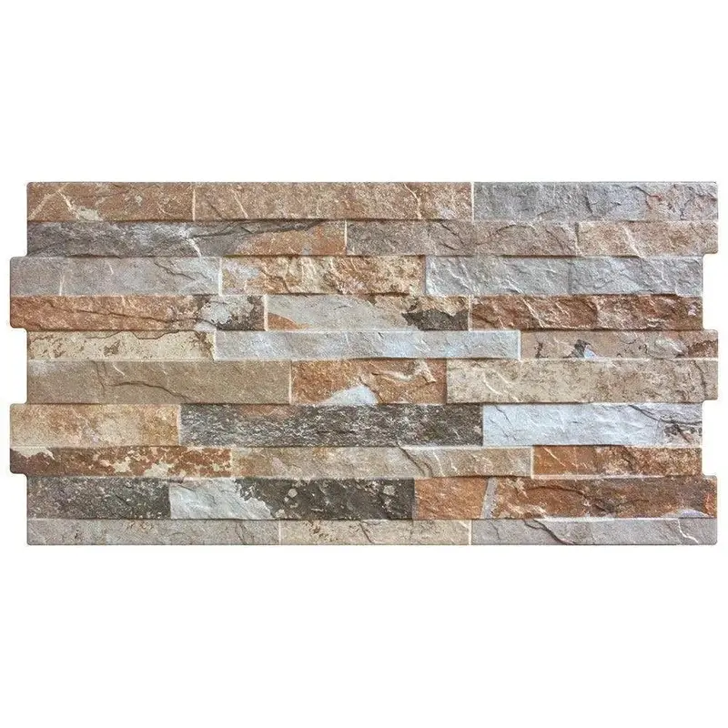 Farmhouse Matt Split-Face Wall Cladding Tile – 600x300mm Rustic Texture