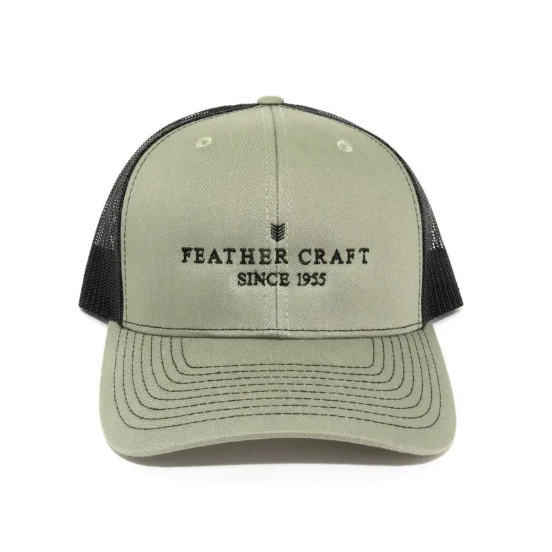 Feather-Craft Embroidered Logo Baseball Cap
