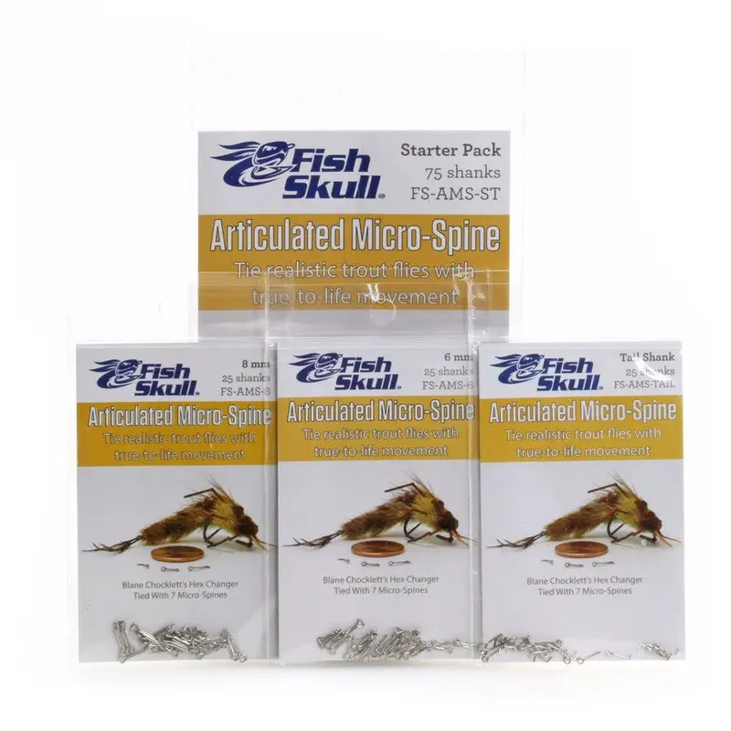 Fish Skull Micro Spine – Articulated Shank for Small Flies