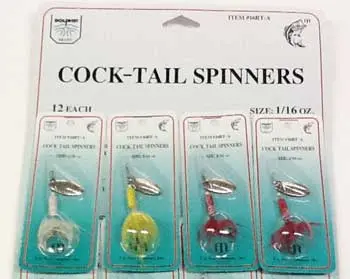 FJ Neil Cocktail Spinnerbaits – 1/8 oz, Assorted Colors