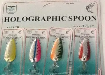 FJ Neil Holographic Spoon Lures – 3/8 oz, Assorted Colors (12-Pack)