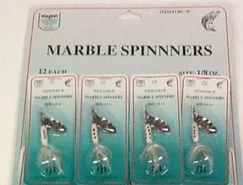 FJ Neil Marble Spinnerbait – 1/8 oz, White