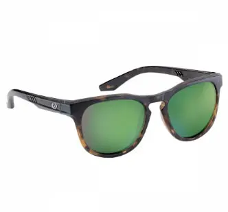 Flying Fisherman Breakers Polarized Sunglasses – Tortoise Frame, Amber-Green Mirror Lens