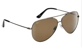Flying Fisherman Crew Polarized Sunglasses – Matte Copper Frame, Amber Lens